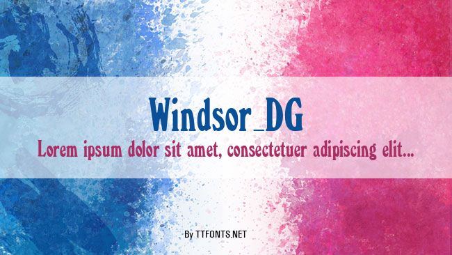 Windsor_DG example
