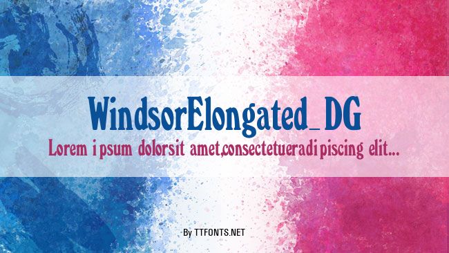 WindsorElongated_DG example