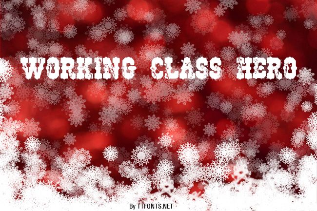 Working Class Hero example