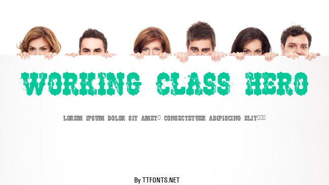 Working Class Hero example
