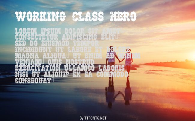 Working Class Hero example