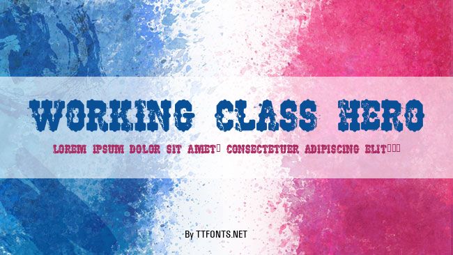 Working Class Hero example