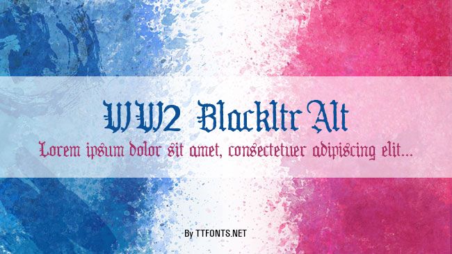 WW2 BlackltrAlt example