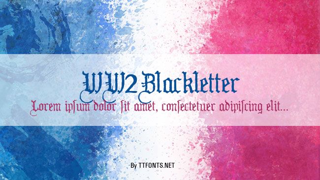 WW2Blackletter example