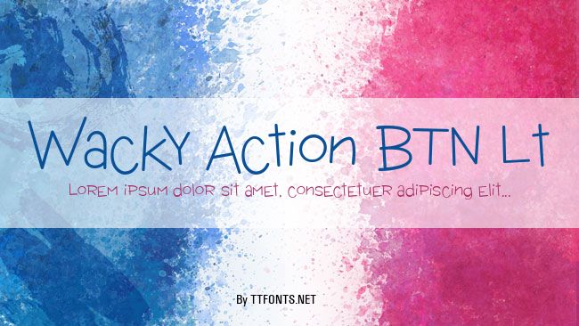 Wacky Action BTN Lt example