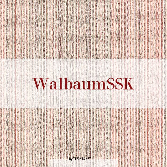 WalbaumSSK example