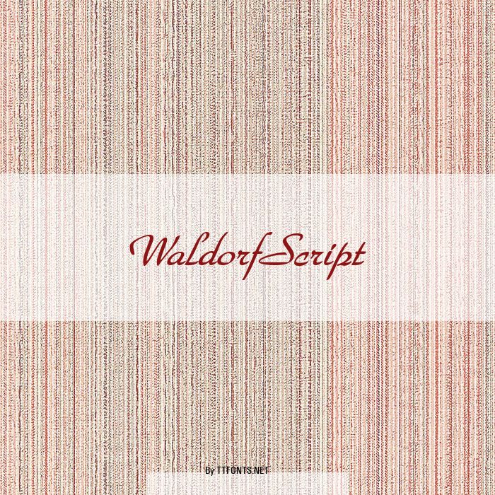 WaldorfScript example