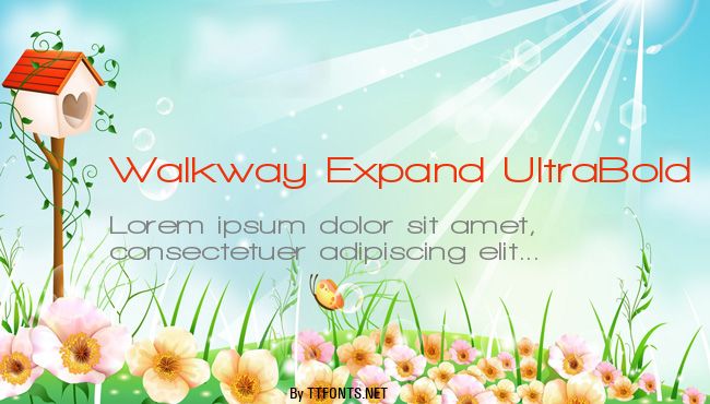 Walkway Expand UltraBold example