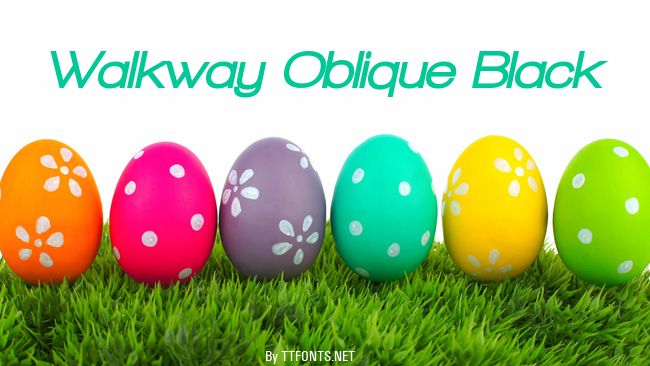 Walkway Oblique Black example