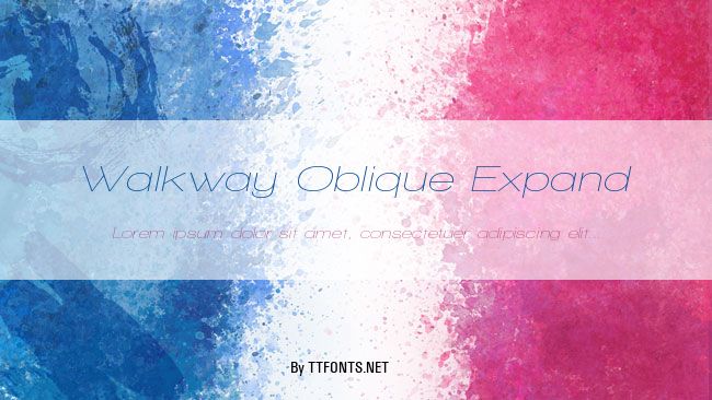 Walkway Oblique Expand example