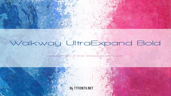 Walkway UltraExpand Bold example