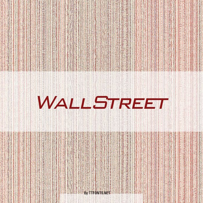 WallStreet example