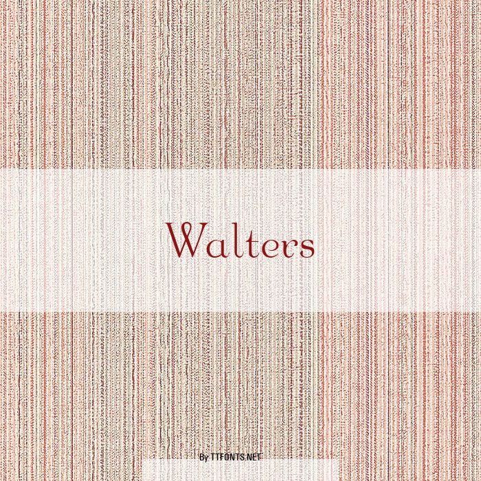 Walters example