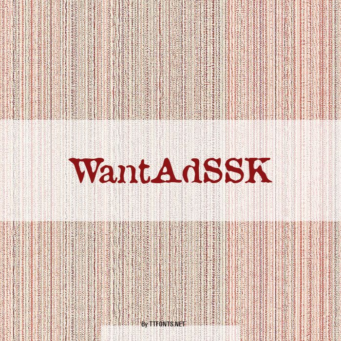 WantAdSSK example