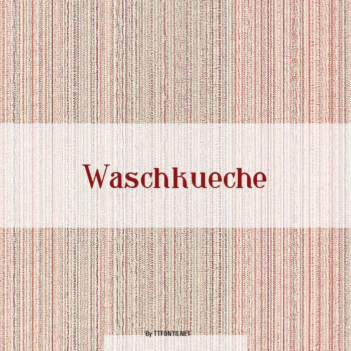 Waschkueche example