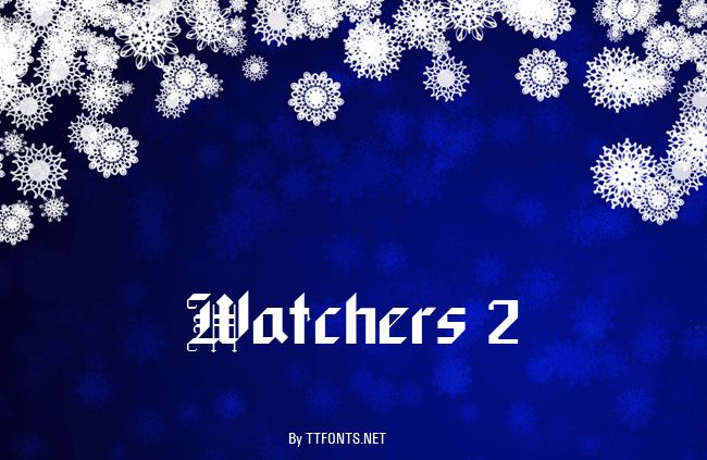 Watchers 2 example