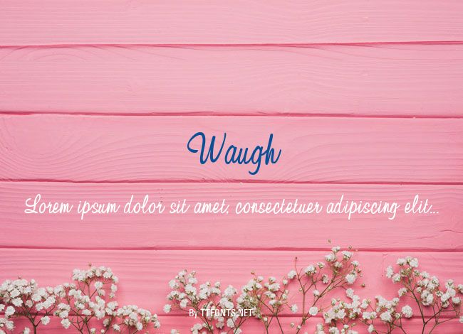 Waugh example