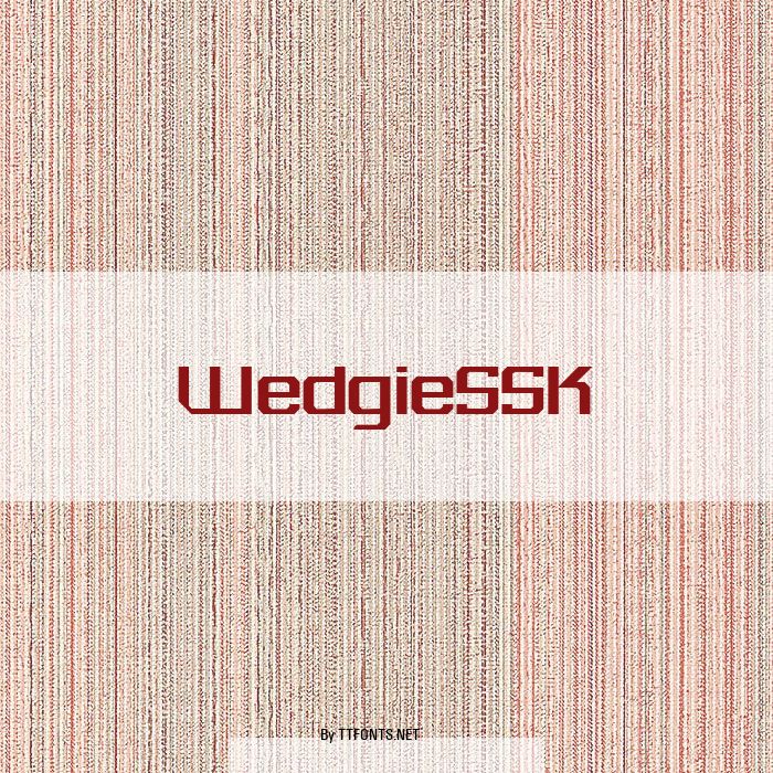 WedgieSSK example