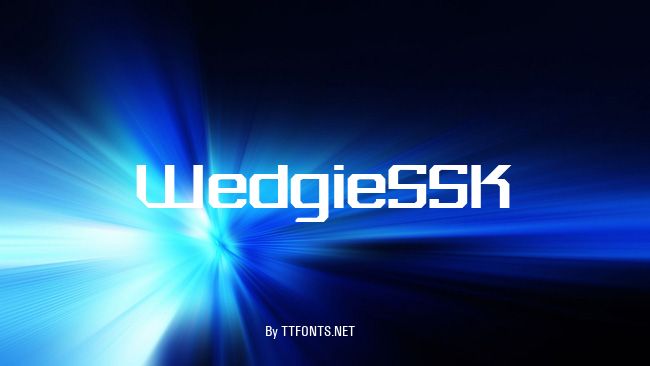WedgieSSK example