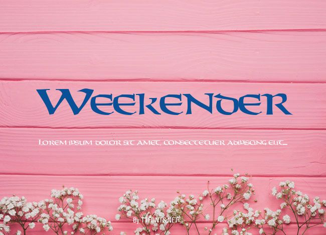 Weekender example