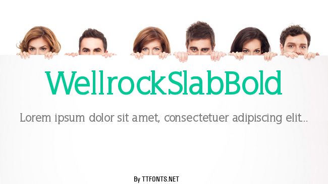 WellrockSlabBold example