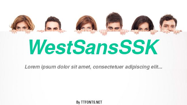 WestSansSSK example