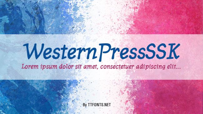 WesternPressSSK example