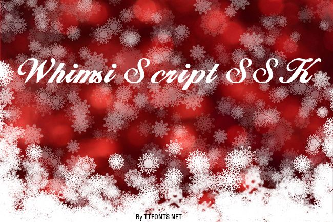 Whimsi Script SSK example
