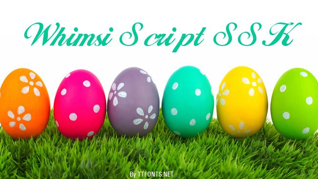 Whimsi Script SSK example