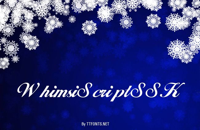 WhimsiScriptSSK example