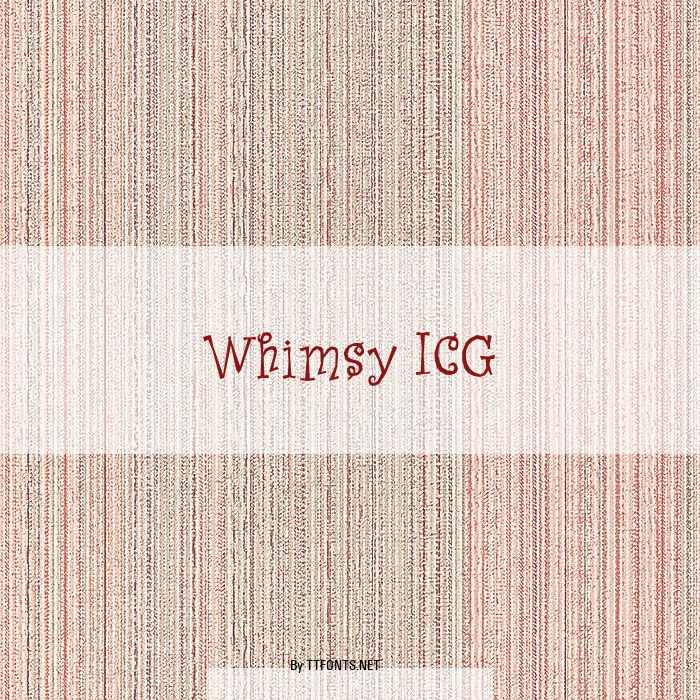 Whimsy ICG example