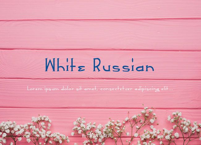 White Russian example