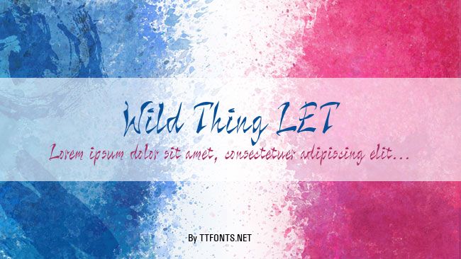 Wild Thing LET example