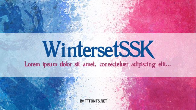 WintersetSSK example