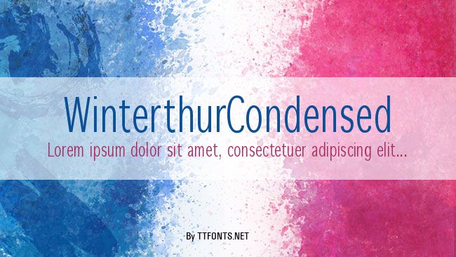 WinterthurCondensed example