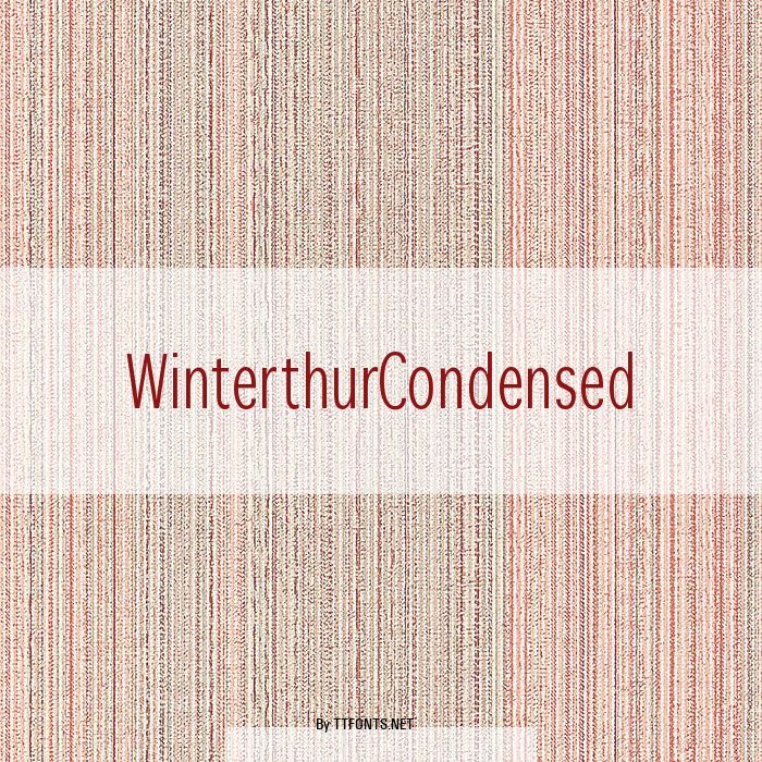 WinterthurCondensed example