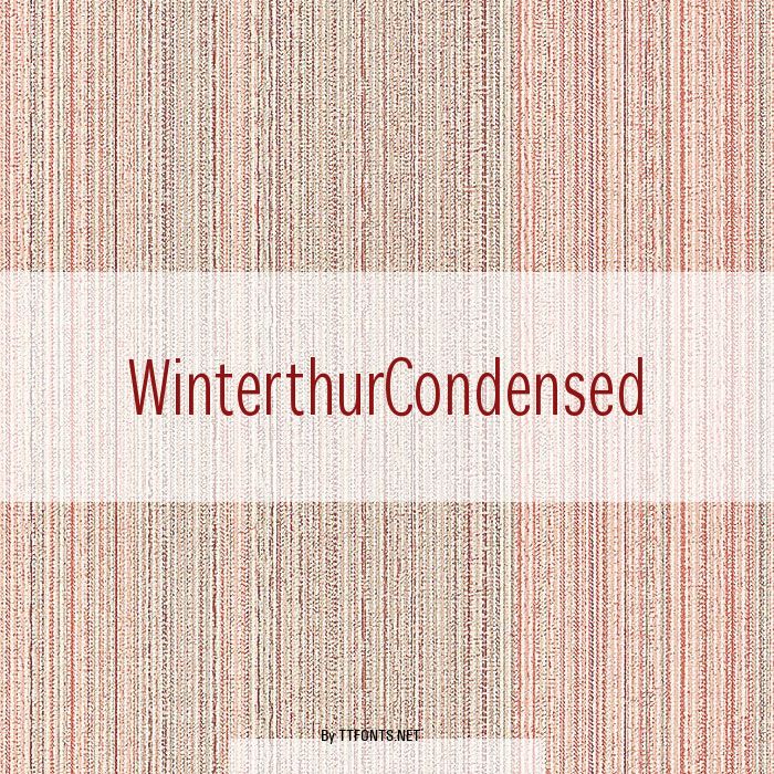 WinterthurCondensed example