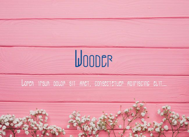 Wooder example