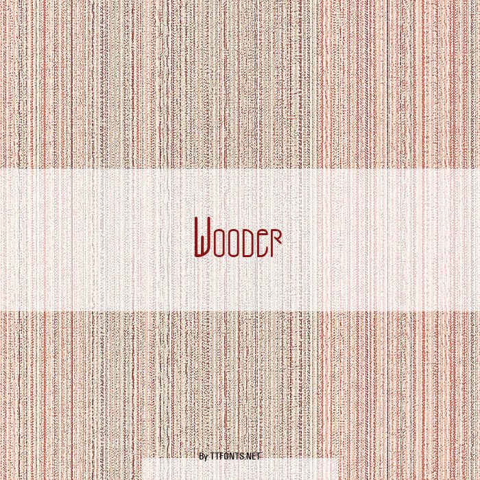 Wooder example