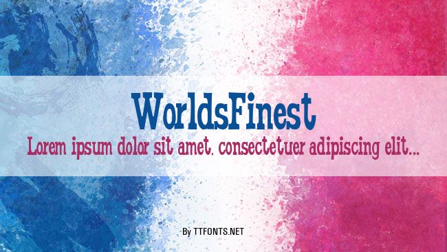 WorldsFinest example