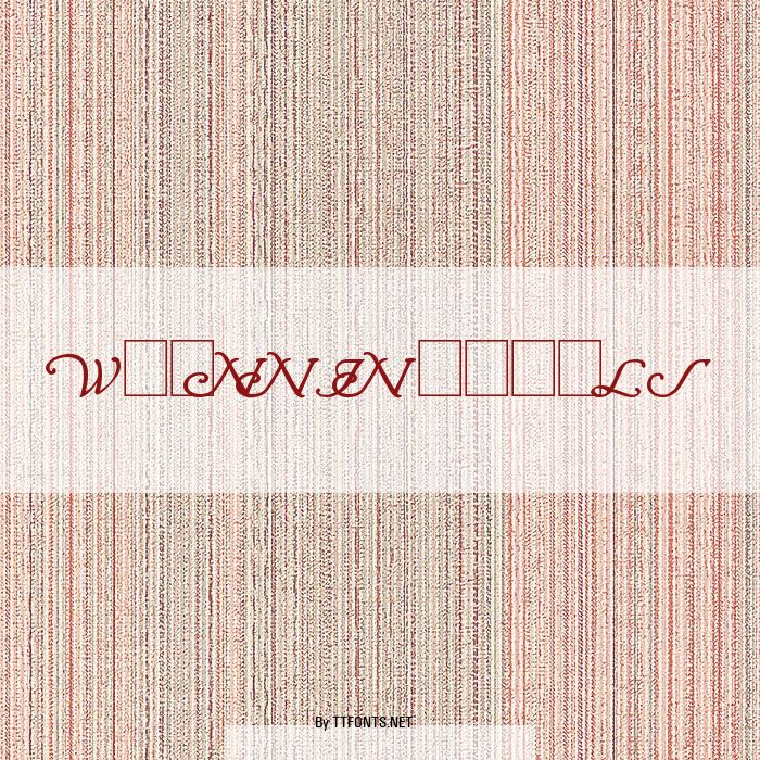 Wrenn Initials example