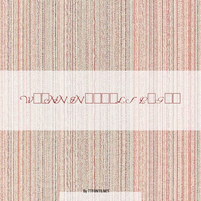 Wrenn Initials Light example