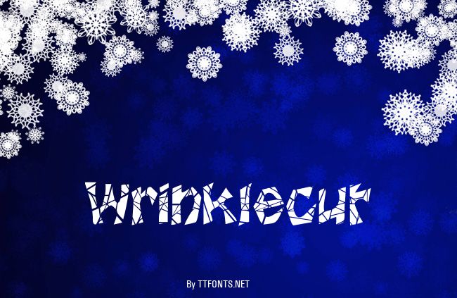 Wrinklecut example