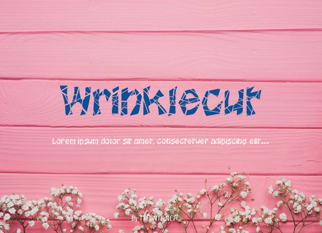 Wrinklecut example