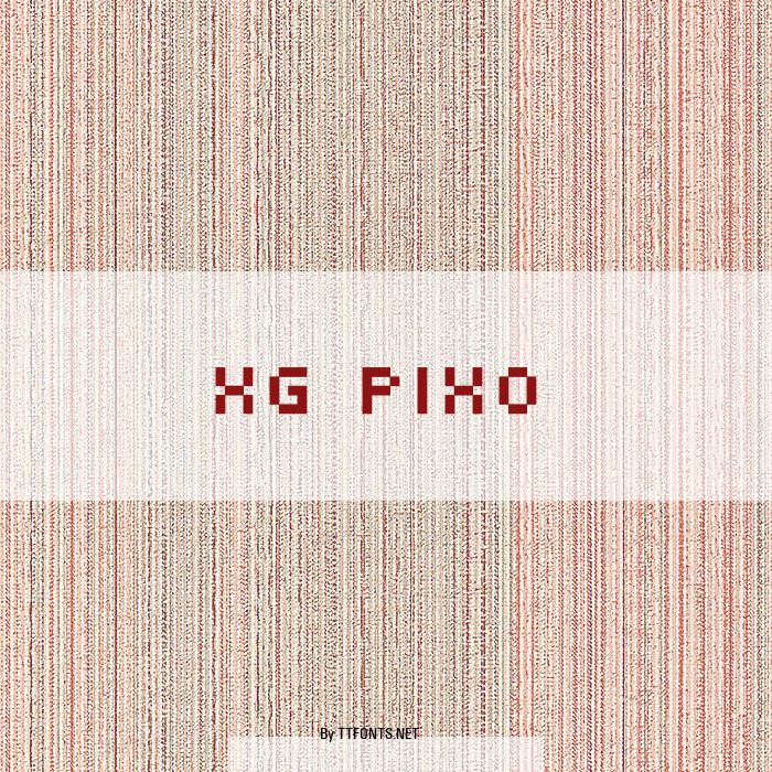 XG Pixo example