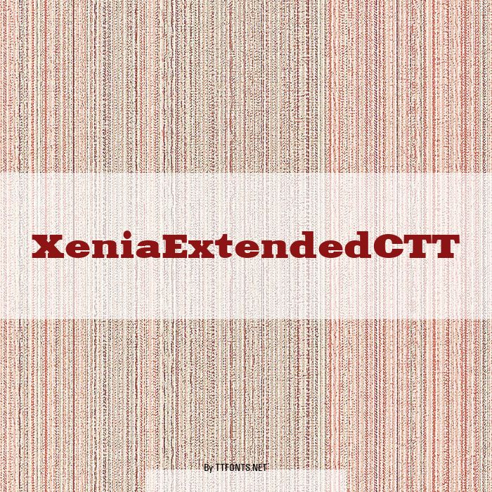 XeniaExtendedCTT example