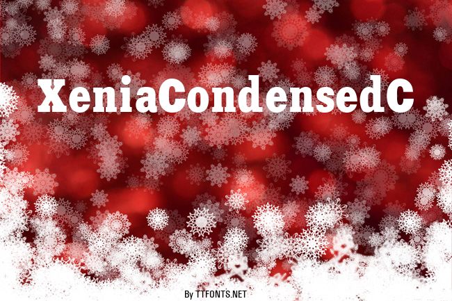 XeniaCondensedC example