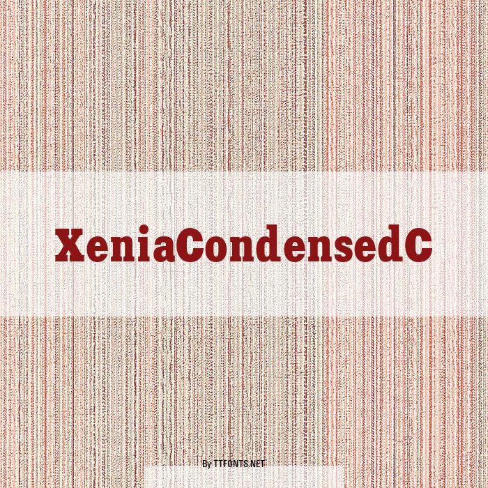 XeniaCondensedC example
