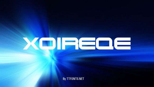 Xoireqe example