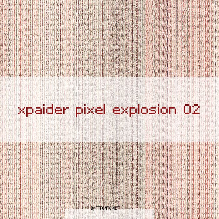 xpaider pixel explosion 02 example